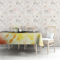 I Am Black Queen Tablecloth Flowers Retro Style - Wonder Print Shop