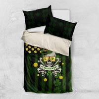 St Patrick's Day Skull Bedding Set American Flag Shamrock - Wonder Print Shop