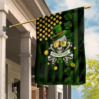 St Patrick's Day Skull Garden Flag American Flag Shamrock - Wonder Print Shop