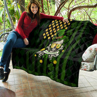 St Patrick's Day Skull Quilt American Flag Shamrock - Wonder Print Shop
