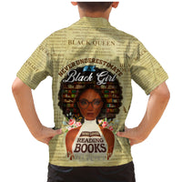 Personalized Black Girl African Family Matching Mermaid Dress and Hawaiian Shirt Never Underestimate A Book Lover - Wonder Print Shop