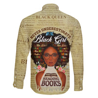 Personalized Black Girl African Family Matching Short Sleeve Bodycon Dress and Hawaiian Shirt Never Underestimate A Book Lover - Wonder Print Shop