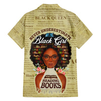 Personalized Black Girl African Family Matching Summer Maxi Dress and Hawaiian Shirt Never Underestimate A Book Lover - Wonder Print Shop