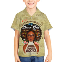 Personalized Black Girl African Family Matching Summer Maxi Dress and Hawaiian Shirt Never Underestimate A Book Lover - Wonder Print Shop