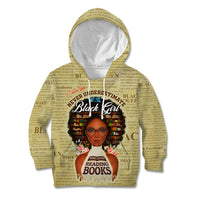 Personalized Black Girl African Kid Hoodie Never Underestimate A Book Lover - Wonder Print Shop