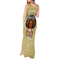 Personalized Black Girl African Tank Maxi Dress Never Underestimate A Book Lover - Wonder Print Shop