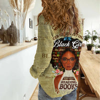 Personalized Black Girl African Women Casual Shirt Never Underestimate A Book Lover - Wonder Print Shop
