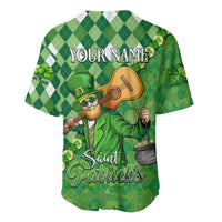 Personalized Happy St Patrick's Day Baseball Jersey Irish Leprechaun - Wonder Print Shop