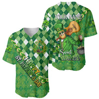 Personalized Happy St Patrick's Day Baseball Jersey Irish Leprechaun - Wonder Print Shop