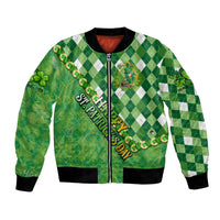 Personalized Happy St Patrick's Day Bomber Jacket Irish Leprechaun - Wonder Print Shop