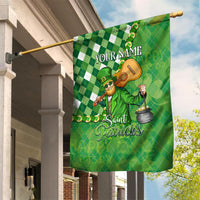 Personalized Happy St Patrick's Day Garden Flag Irish Leprechaun - Wonder Print Shop