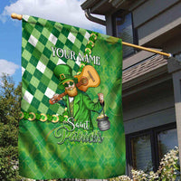 Personalized Happy St Patrick's Day Garden Flag Irish Leprechaun - Wonder Print Shop