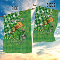 Personalized Happy St Patrick's Day Garden Flag Irish Leprechaun - Wonder Print Shop