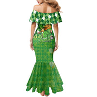 Personalized Happy St Patrick's Day Mermaid Dress Irish Leprechaun - Wonder Print Shop