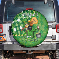Personalized Happy St Patrick's Day Spare Tire Cover Irish Leprechaun - Wonder Print Shop