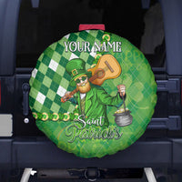 Personalized Happy St Patrick's Day Spare Tire Cover Irish Leprechaun - Wonder Print Shop