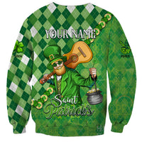 Personalized Happy St Patrick's Day Sweatshirt Irish Leprechaun - Wonder Print Shop