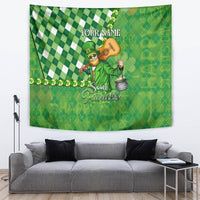 Personalized Happy St Patrick's Day Tapestry Irish Leprechaun - Wonder Print Shop