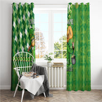 Personalized Happy St Patrick's Day Window Curtain Irish Leprechaun - Wonder Print Shop