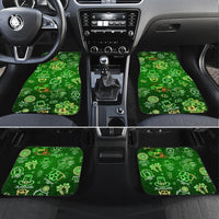 Ireland St Patrick's Day Car Mats Symbols Neon - Wonder Print Shop