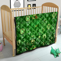 Ireland St Patrick's Day Quilt Symbols Neon - Wonder Print Shop
