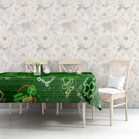 Ireland St Patrick's Day Tablecloth Symbols Neon - Wonder Print Shop