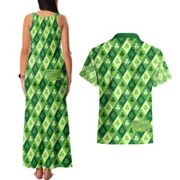 Irish St Patrick's Day Couples Matching Tank Maxi Dress and Hawaiian Shirt Simple Style - Wonder Print Shop