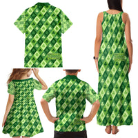 Irish St Patrick's Day Family Matching Tank Maxi Dress and Hawaiian Shirt Simple Style - Wonder Print Shop