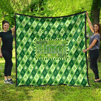 Irish St Patrick's Day Quilt Simple Style - Wonder Print Shop