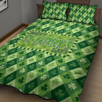 Irish St Patrick's Day Quilt Bed Set Simple Style - Wonder Print Shop