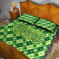 Irish St Patrick's Day Quilt Bed Set Simple Style - Wonder Print Shop