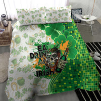 Happy St Patrick's Day Bedding Set Eat Drink and Be Irish - Wonder Print Shop