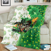 Happy St Patrick's Day Blanket Eat Drink and Be Irish