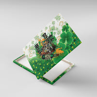 Happy St Patrick's Day Canvas Wall Art Eat Drink and Be Irish - Wonder Print Shop