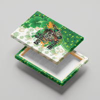 Happy St Patrick's Day Canvas Wall Art Eat Drink and Be Irish - Wonder Print Shop