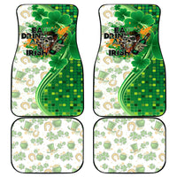 Happy St Patrick's Day Car Mats Eat Drink and Be Irish - Wonder Print Shop