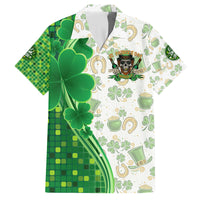 Happy St Patrick's Day Family Matching Long Sleeve Bodycon Dress and Hawaiian Shirt Eat Drink and Be Irish - Wonder Print Shop