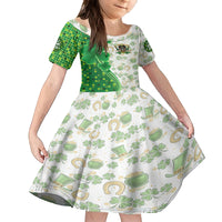 Happy St Patrick's Day Family Matching Off Shoulder Maxi Dress and Hawaiian Shirt Eat Drink and Be Irish - Wonder Print Shop