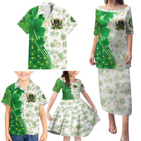 Happy St Patrick's Day Family Matching Puletasi and Hawaiian Shirt Eat Drink and Be Irish - Wonder Print Shop