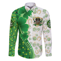 Happy St Patrick's Day Family Matching Summer Maxi Dress and Hawaiian Shirt Eat Drink and Be Irish - Wonder Print Shop