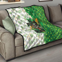 Happy St Patrick's Day Quilt Eat Drink and Be Irish - Wonder Print Shop