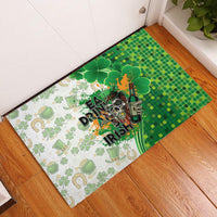 Happy St Patrick's Day Rubber Doormat Eat Drink and Be Irish - Wonder Print Shop