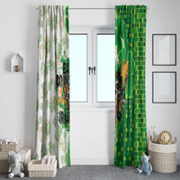 Happy St Patrick's Day Window Curtain Eat Drink and Be Irish - Wonder Print Shop
