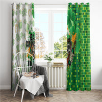 Happy St Patrick's Day Window Curtain Eat Drink and Be Irish - Wonder Print Shop