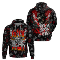 Rock And Roll Skull Forever Hoodie - Wonder Print Shop