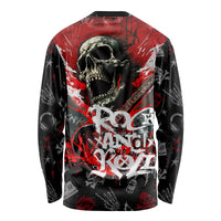 Rock And Roll Skull Forever Long Sleeve Shirt - Wonder Print Shop