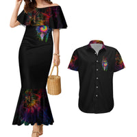 Next Time My Name Comes Out Of Your Mouth Couples Matching Mermaid Dress and Hawaiian Shirt - Wonder Print Shop