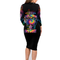 Next Time My Name Comes Out Of Your Mouth Family Matching Long Sleeve Bodycon Dress and Hawaiian Shirt - Wonder Print Shop