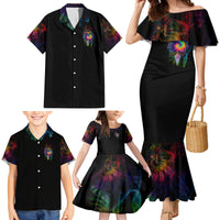 Next Time My Name Comes Out Of Your Mouth Family Matching Mermaid Dress and Hawaiian Shirt - Wonder Print Shop