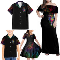 Next Time My Name Comes Out Of Your Mouth Family Matching Off Shoulder Maxi Dress and Hawaiian Shirt - Wonder Print Shop